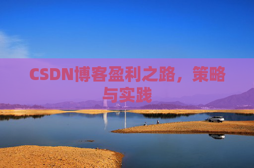 CSDN博客盈利之路，策略与实践